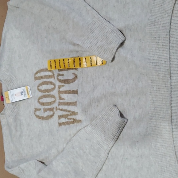 Vince Camuto two sweaters  Good/ BAd Witch NWT size Large - Picture 8 of 8